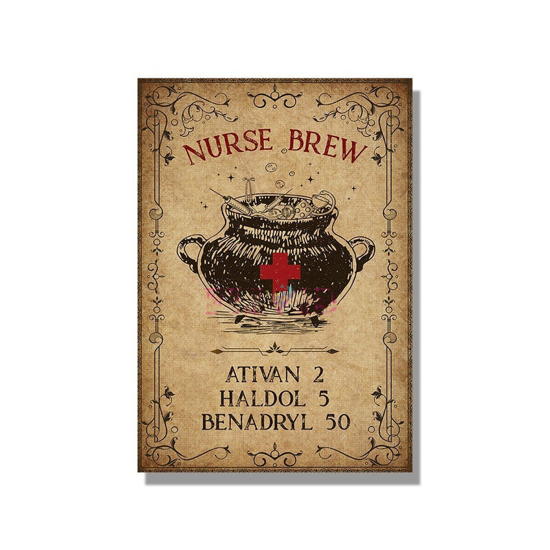 Itchcraft Witchery Funny Witch Magic Brujeria Nordic Poster