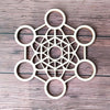 Wooden Grid Purification Crystal Healing Plate Wall Decoration