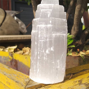 Natural Moroccan Selenite Energy Healing Stone