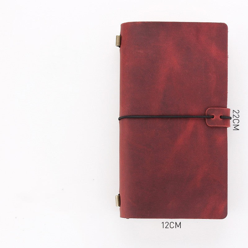 Crazy Horse Leather Business Notebooks High-grade Diary