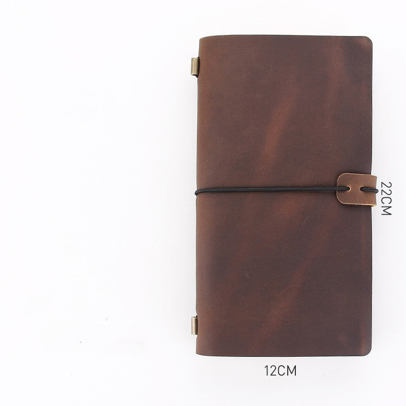 Crazy Horse Leather Business Notebooks High-grade Diary